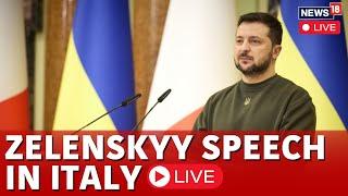 Zelenskyy LIVE | Ukrainian President Zelensky Speech LIVE | Zelenskyy Speech In Italy LIVE | N18G