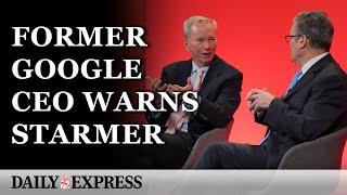 Keir Starmer has awkward exchange with Ex-Google CEO