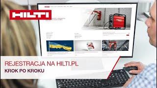 Rejestracja na hilti.pl krok po kroku. Sprawdź instrukcję️