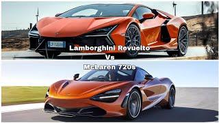 Lamborghini Revuelto Vs McLaren 720s 0-300 km/h Drag Race And 100-300 km/h Rolling Race Acceleration