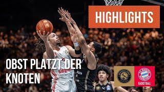 Highlights: Basketball Löwen Braunschweig - FC Bayern München Basketball (Saison 2024/25)