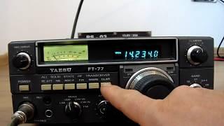 Yaesu FT 77 , very  nice old transceiver