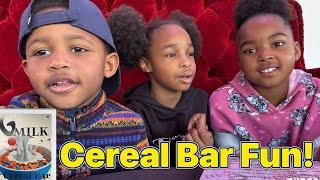 2025 Cereals Review | Who Got Milk?| Fun kids ideas + Cereal Bar 