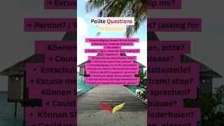 Polite Questions in German | Learn to Ask Respectfully (A1–B1 Level) #deutschlernen  #deutschkurs