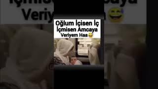 dolmuşta çocuğunu emziren anne oğlum içiyorsam iç yoksa amcaya veriyorum #shorts