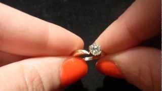 sohojewelers.com Vintage .53ct Solitaire Brilliant Cut Diamond Engagement Ring 14k Gold Estate .AVI