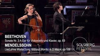 Beethoven: Cello Sonata in A Major & Mendelssohn: Lied ohne Worte in D Major / Gabetta / Cho