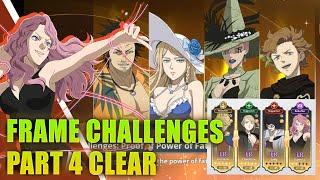 Frame Challenges Part 4 Clear | Lumiere & Chaos Vanessa | Black Clover M Season 14