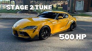 TERRORIZING THE STREETS IN MY 500HP MK5 SUPRA | POV DRIVE | POPS AND PULLS | STAGE 2 TUNE