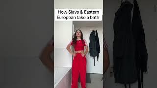 How Germans take a bath VS Slavic