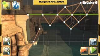 Bridge Constructor - Bridge 6 - The Ridge - Walkthrough