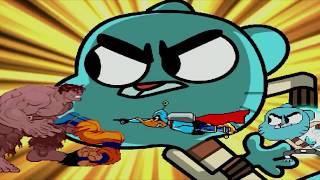 CAT DUCK TEAM UP | FUNNY GUMBALL AND HILARIOUS DUCK DODGERS VS MUGEN CHARACTERS | FUNNY GAMING