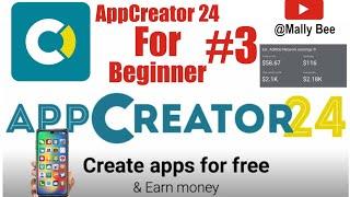 AppCreator24 Tutorial - Build an App in Minutes! - General Info  #AppCreationMagic #3