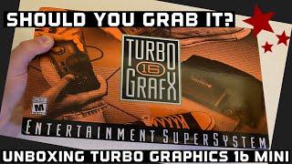 Turbo Graphics 16 Mini Unboxing! Retro video games