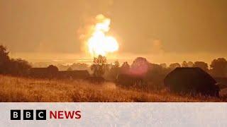 Russia region orders evacuation after Ukraine drone attack | BBC News