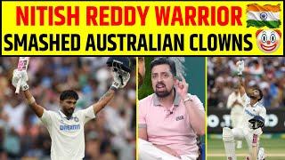 NITISH KUMAR REDDY HAS SMASHED THE AUSTRALIAN CLOWNS, INDIA VS AUSTRALIA 4TH TEST DAY 3