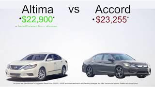 Nissan Altima S 2.5 2017 vs Honda Accord Sport CVT 2017