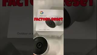 Google Nest Cam Hard Reset