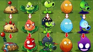 Pvz 2 Discovery - All Plants Evolution NOOB - PRO - HACKER