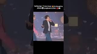 taehyung one move attract jungkook to him #taekook #bts#kpopshorts#ytshort #jungkook#kimtaehyung