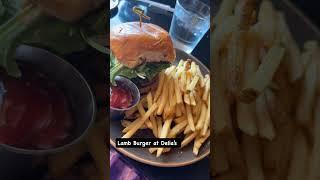 Went out for lunch at Delia’s! When cooked at medium it had a smell. Cheese=meh. Overall 7.5/10!