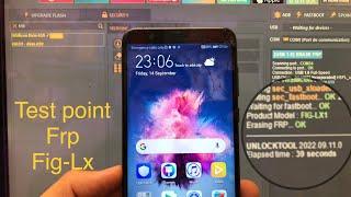 Huawei p smart fig-Lx1 remove frp test point kirin 659 with unlock tool