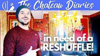 It's ALL HAPPENING: the Kitchen, the Fountain & the Chateau's Petit Salon Needs a Rethink! 