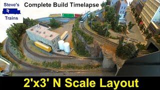 N Scale Mini Layout Project Video Compilation