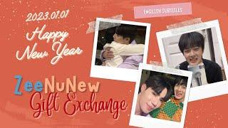 【ENG/RUS SUBS】2023.01.01 ZeeNuNew New Year Gift Exchange (Twitter)