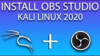 how to install obs studio on linux kali linux 2021.2 #english #hindi