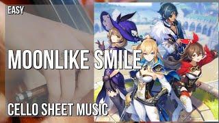 Cello Sheet Music: How to play Moonlike Smile (Genshin Impact) by Yu Peng Cheng