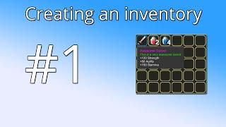 Unity Tutorial: Creating an inventory(PART 1) - The basic functionality