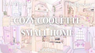 ˚౨ৎ˚｡ Cozy Coquette Small Home  - Speed Build! ｡˚౨ৎ˚ | Adopt me ! Roblox