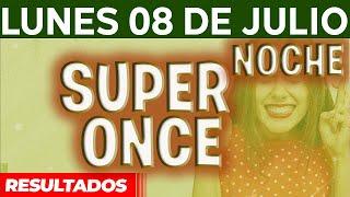 Resultado del sorteo Super Once Noche del Lunes 8 de Julio del 2024