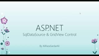 SqlDataSource & GridView Controls in ASP.NET