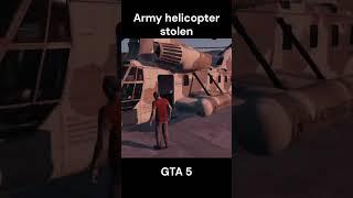 GTA v army chopper stolen by Trevor and fight with army #gta5 #gameplay