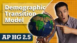 The Demographic Transition Model [AP Human Geography Review Unit 2 Topic 5]