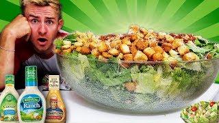 THE WORLD'S BIGGEST SALAD CHALLENGE! (12,000+ CALORIES)