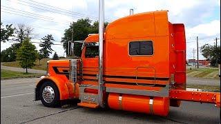 Дальнобой. США. custom Peterbilt custom kenworth w900