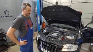 Audi A8L 4.2 V8 kuriai sumontavome Kaune Servise 007 Itališką ir kokybišką Landi Renzo dujų įrangą