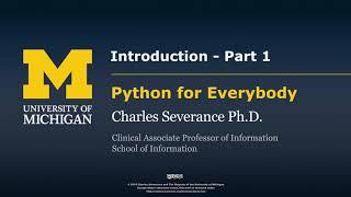 Programming for everybody (getting started with python) - lecture 1: Why program