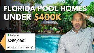 A Look At 3 Florida Pool Homes Selling For Under $400,000 In 2024! Are They a Good Value or Not!?