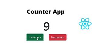 How to Create a simple Counter App in React JS using useState Hook