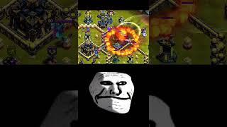 Destroyed town hall 17 with only hero #clashofclans #coc #games #gaming #th17