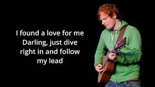 Perfect by Ed Sheeran (LYRICS)