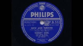 Robert Earl 'Now And Forever' 1956 78 rpm