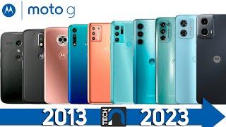 Evolution of Motorola Moto G series 2013-2023