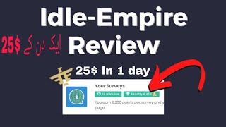 Idle-Empire website  real or fake |idle empire payment proof|idle empire survey website real or fake