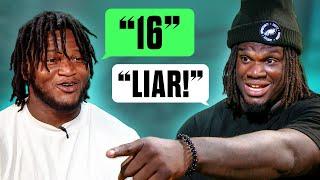 How Many Current Eagles Teammates Can You Name? | LIES | Jalen Carter vs. Jordan Davis