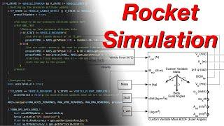 Modeling and Simulation of Advanced Amateur Rockets